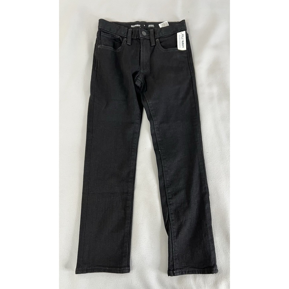 Old Navy Girls Skinny Black Jeans Size 8 New